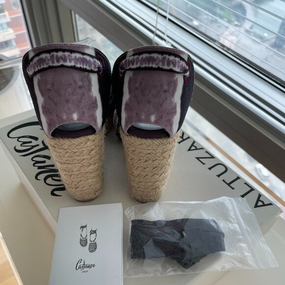 CASTANER x ALTUZARRA Carina Wedges/ Color: Malva - Picture 2 of 6